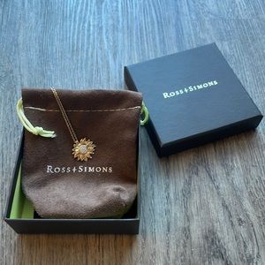NEW ross-simons sunflower necklace !!